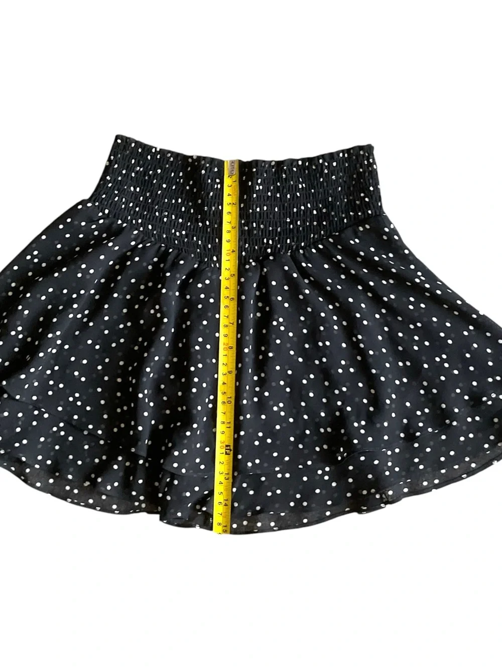 Urban Outfitters UO Ciara Flowy Printed Polka Dot Skort Size SP
